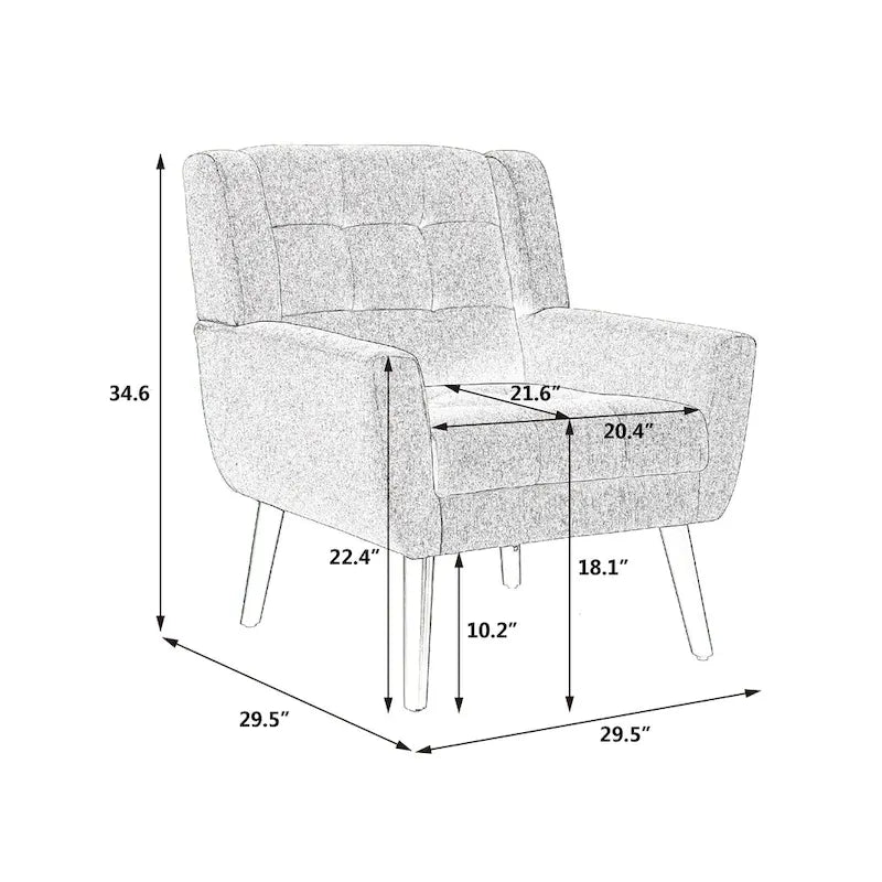 Poltroncina di design in velluto verde con gambe in legno nero, a sedile singolo