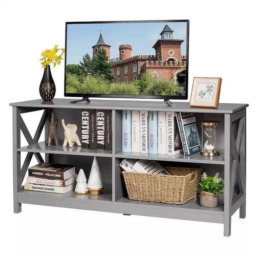 Mobile TV da 47", Grigio, Stile Moderno, Adatto per TV fino a 55"