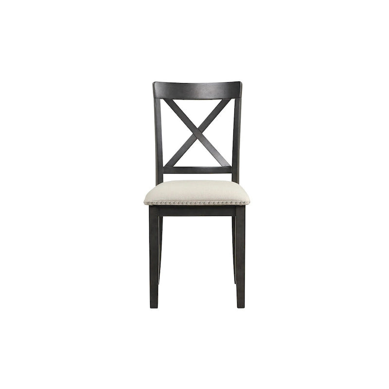 Set Tavolo da Pranzo Rotondo Grigio/Bianco, Piano Effetto Marmo, 4 Posti, 5 Pezzi