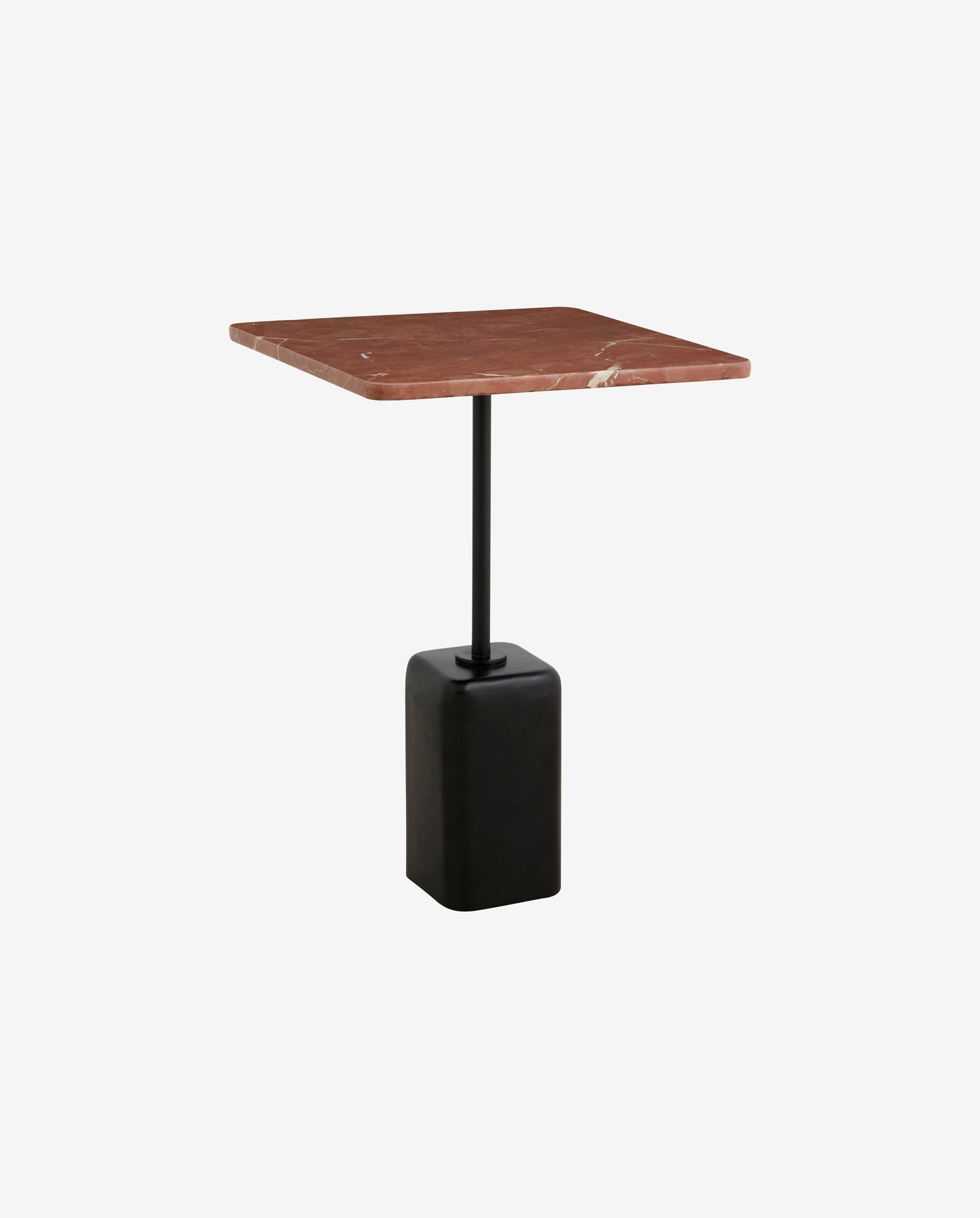 Tavolino in terracotta, marmo 40 x 40