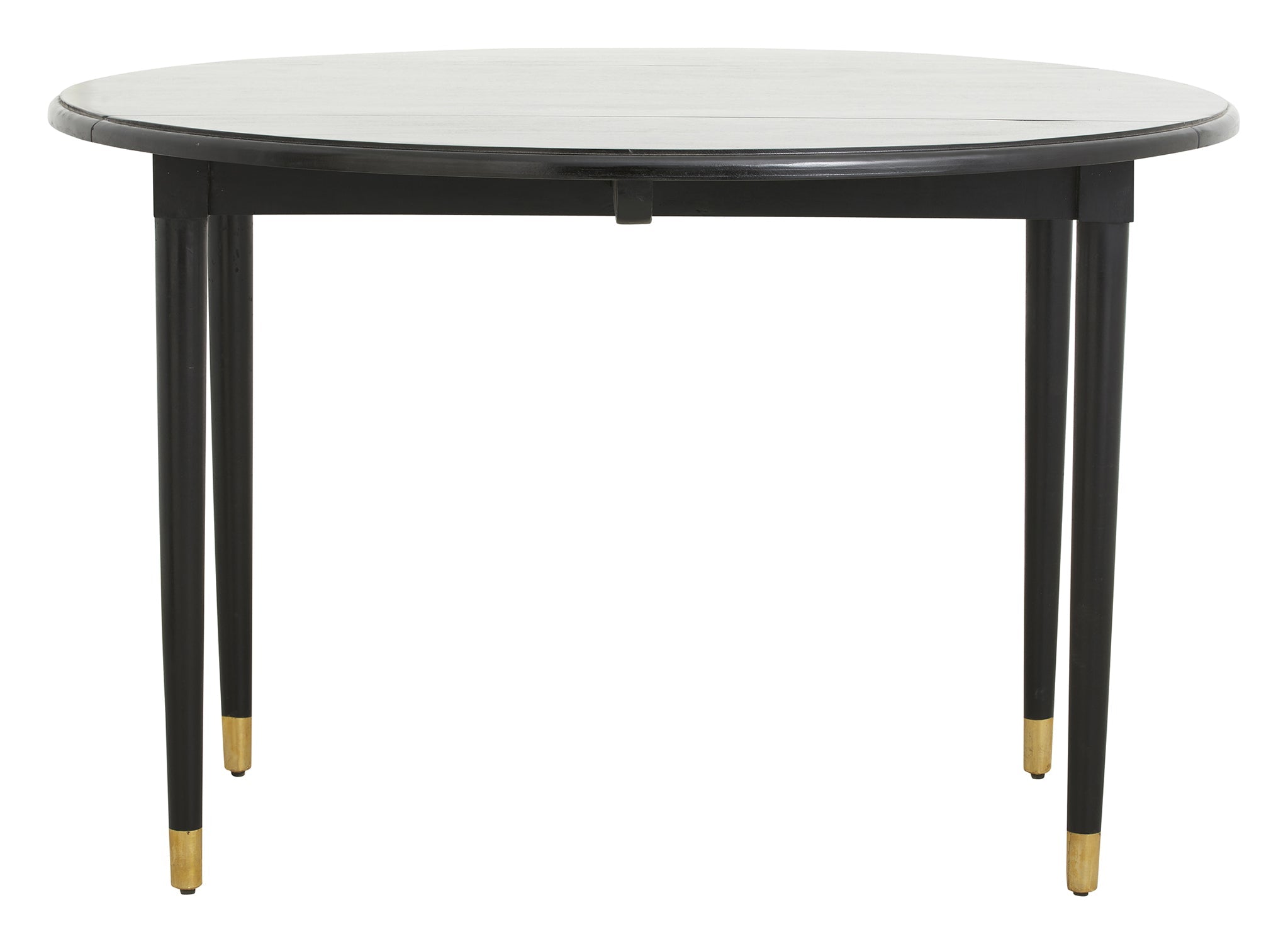 Tavolo Rotondo Pieghevole, Legno Nero, Ø 119 cm