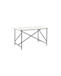 Scrivania con piano in marmo, 70 x 142 cm