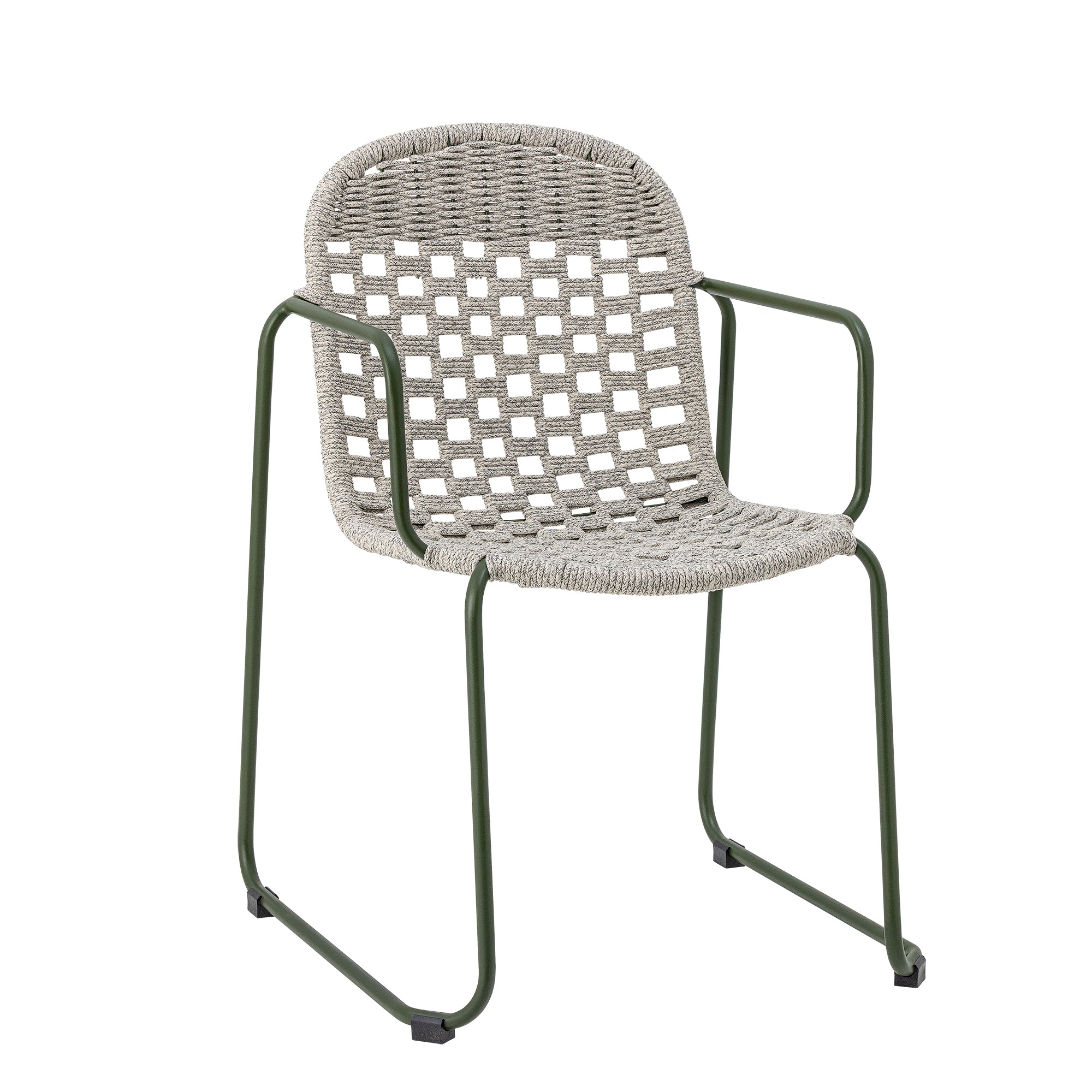SEDIA DA PRANZO CALANA, VERDE, METALLO