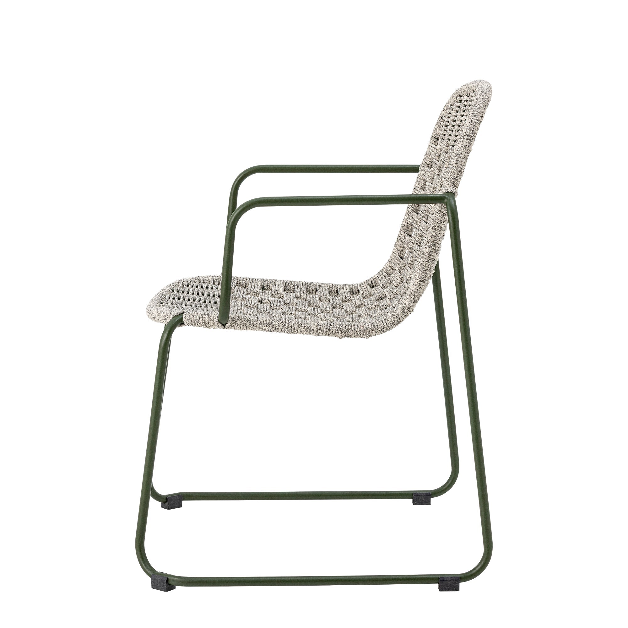 SEDIA DA PRANZO CALANA, VERDE, METALLO