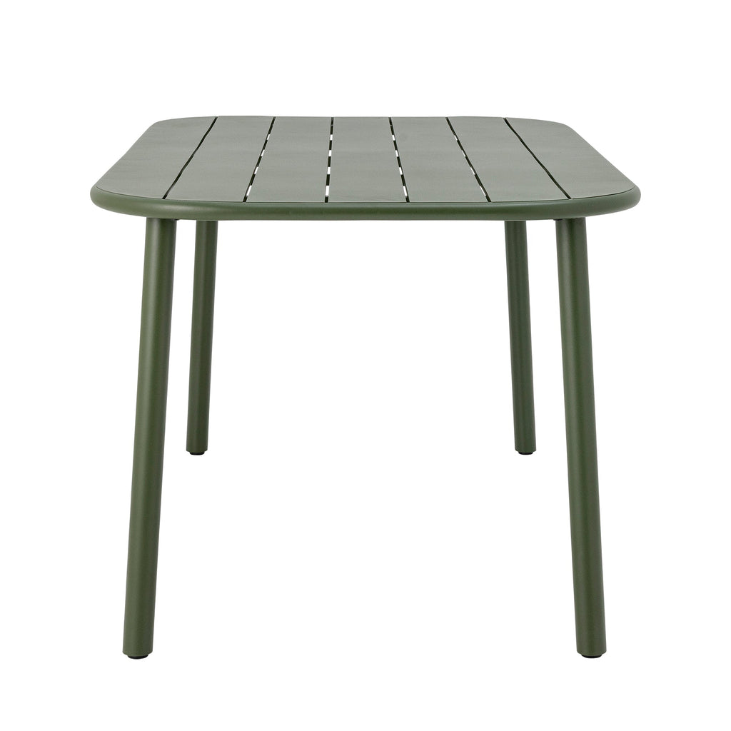 Tavolo da pranzo Calana, verde, metallo, 90 x 160 cm