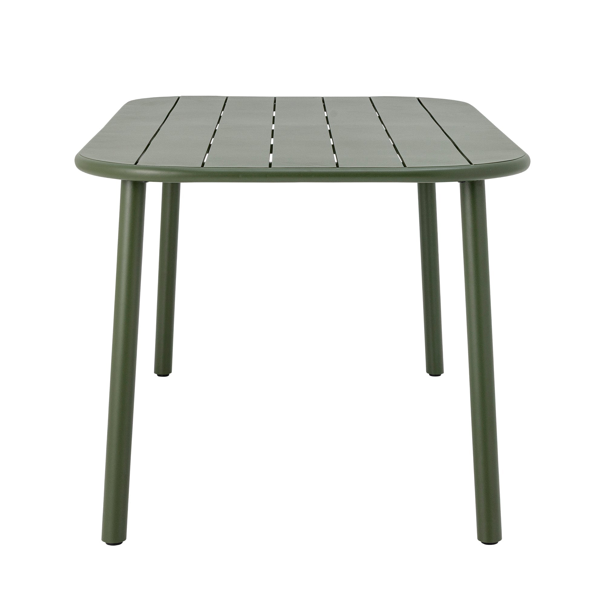 Tavolo da pranzo Calana, verde, metallo, 90 x 160 cm