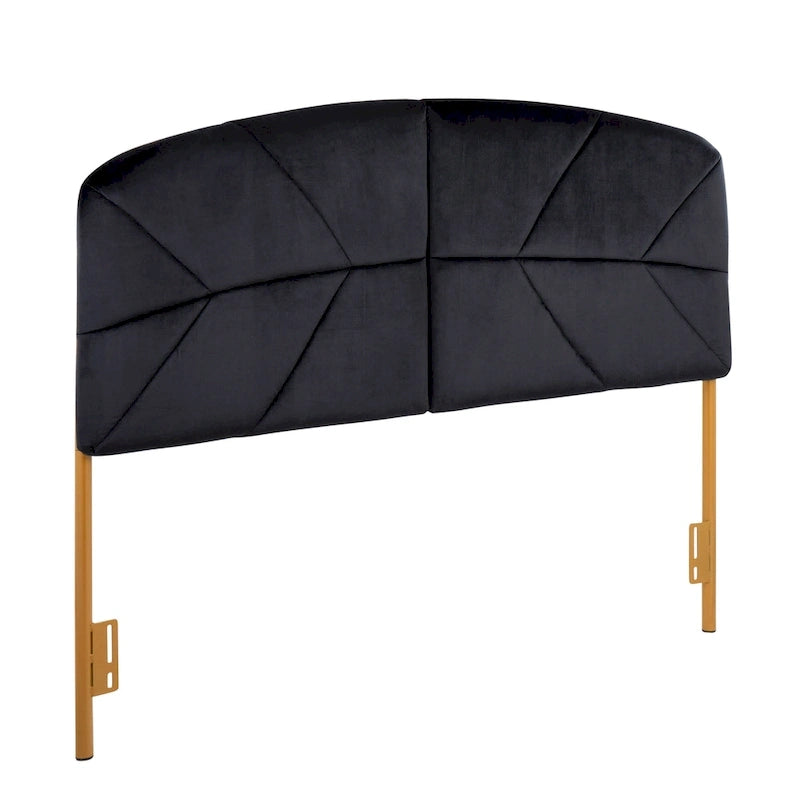 Silver Orchid Ralston Queen Upholstered Headboard