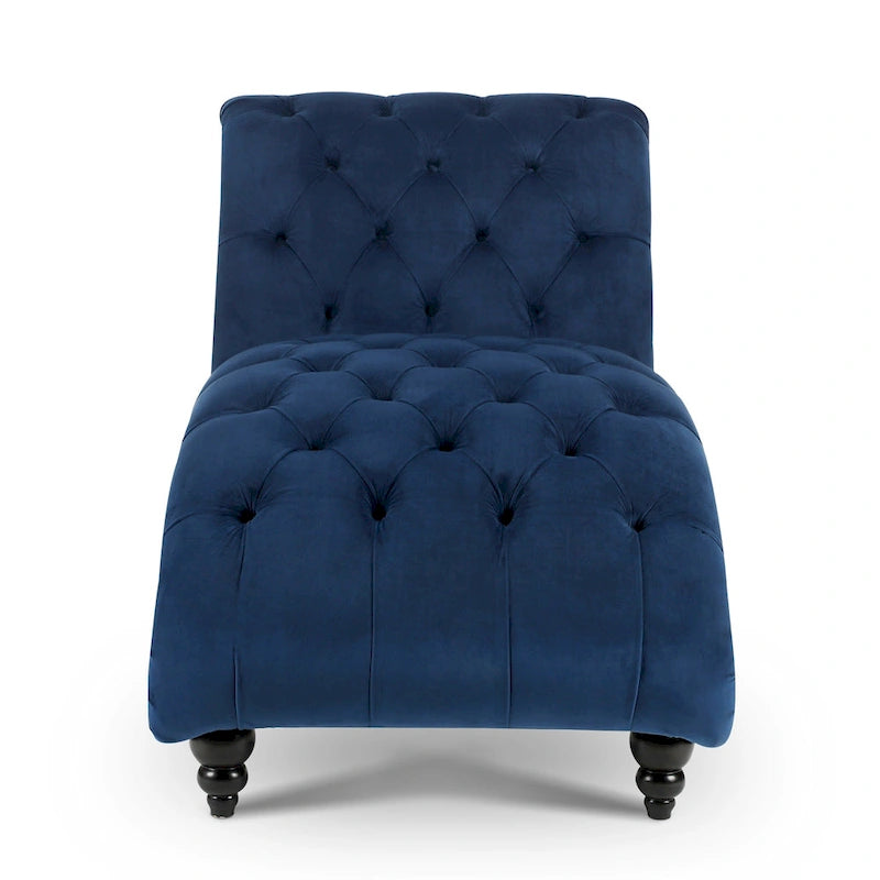 Chaise Longue Singola Trapuntata Blu