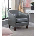 Poltroncina Grafton Home Giles con finiture borchiate