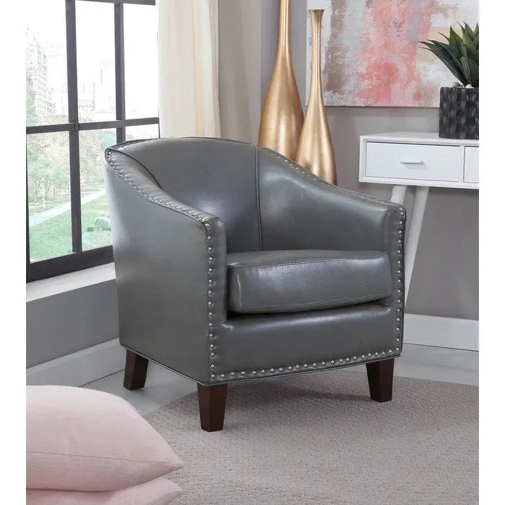 Poltroncina Grafton Home Giles con finiture borchiate
