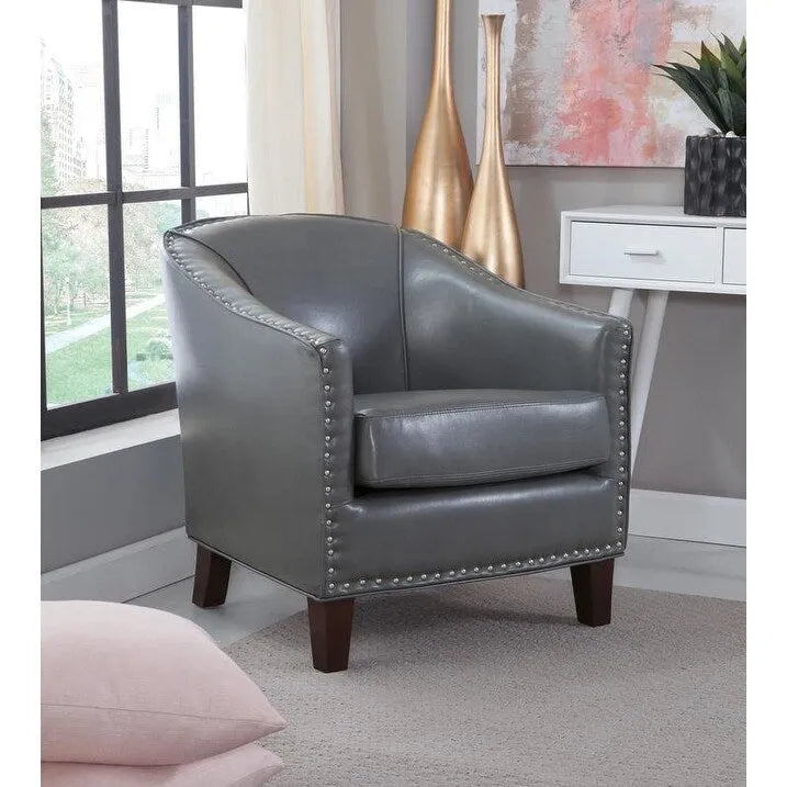 Poltroncina Grafton Home Giles con finiture borchiate