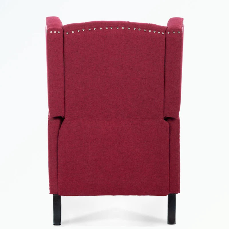 Poltrona Reclinabile, Rosso Vino / Beige / Nero / Grigio / Blu, Monoposto