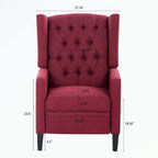 Poltrona Reclinabile, Rosso Vino / Beige / Nero / Grigio / Blu, Monoposto