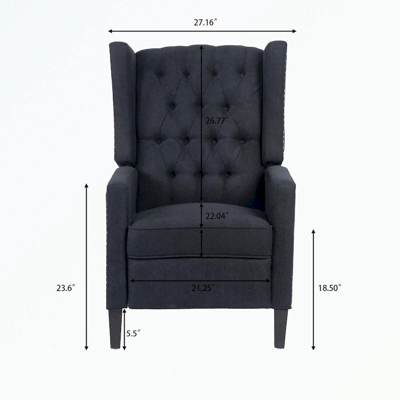 Poltrona Reclinabile, Rosso Vino / Beige / Nero / Grigio / Blu, Monoposto