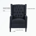 Poltrona Reclinabile, Rosso Vino / Beige / Nero / Grigio / Blu, Monoposto