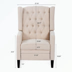 Poltrona Reclinabile, Rosso Vino / Beige / Nero / Grigio / Blu, Monoposto