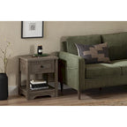 Tavolino a cassetti Navy Blue / White Pine / Fall Oak Shaker