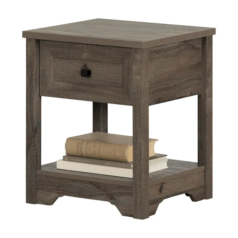 Tavolino a cassetti Navy Blue / White Pine / Fall Oak Shaker
