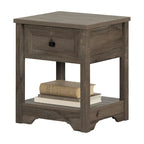 Tavolino a cassetti Navy Blue / White Pine / Fall Oak Shaker