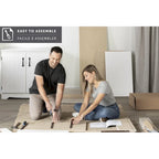 Tavolino a cassetti Navy Blue / White Pine / Fall Oak Shaker
