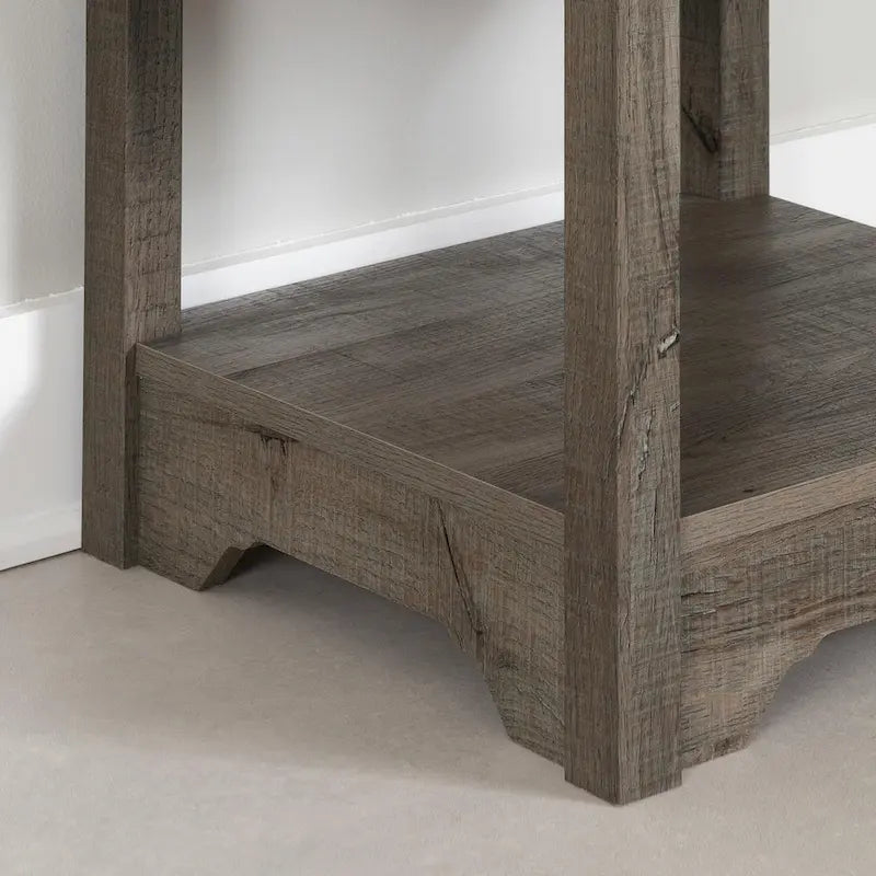 Tavolino a cassetti Navy Blue / White Pine / Fall Oak Shaker