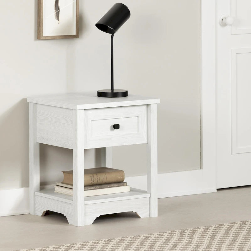 Tavolino a cassetti Navy Blue / White Pine / Fall Oak Shaker