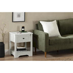 Tavolino a cassetti Navy Blue / White Pine / Fall Oak Shaker