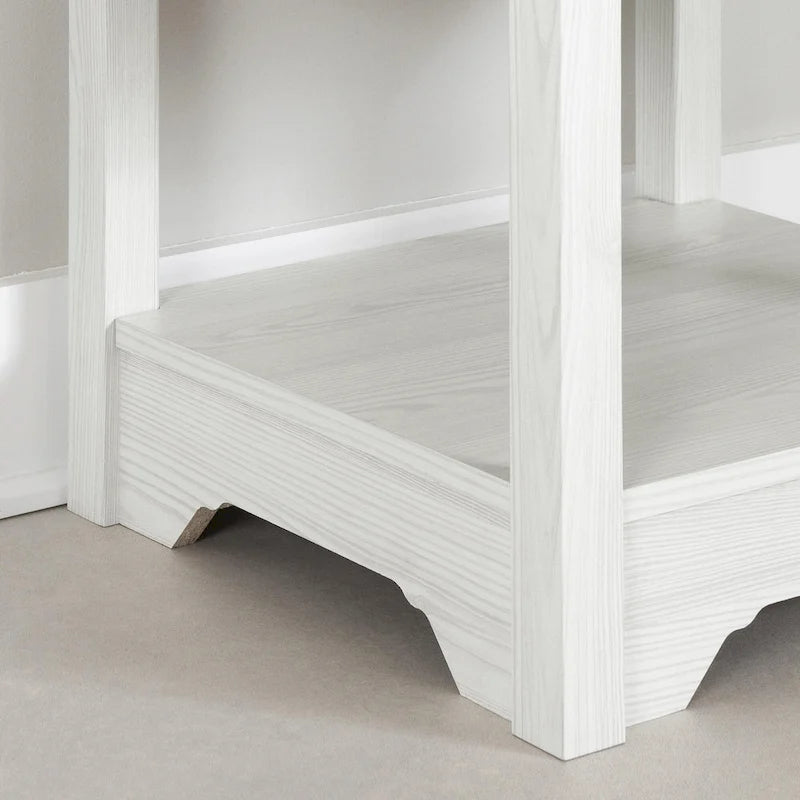 Tavolino a cassetti Navy Blue / White Pine / Fall Oak Shaker
