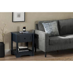 Tavolino a cassetti Navy Blue / White Pine / Fall Oak Shaker