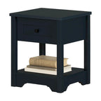 Tavolino a cassetti Navy Blue / White Pine / Fall Oak Shaker