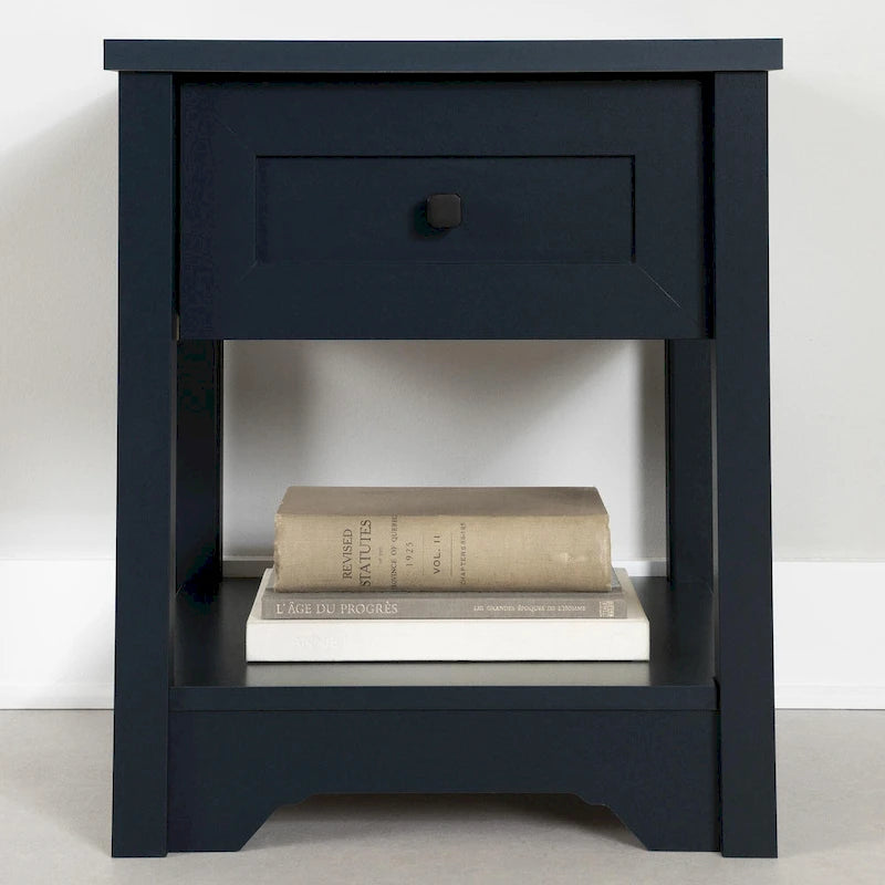 Tavolino a cassetti Navy Blue / White Pine / Fall Oak Shaker