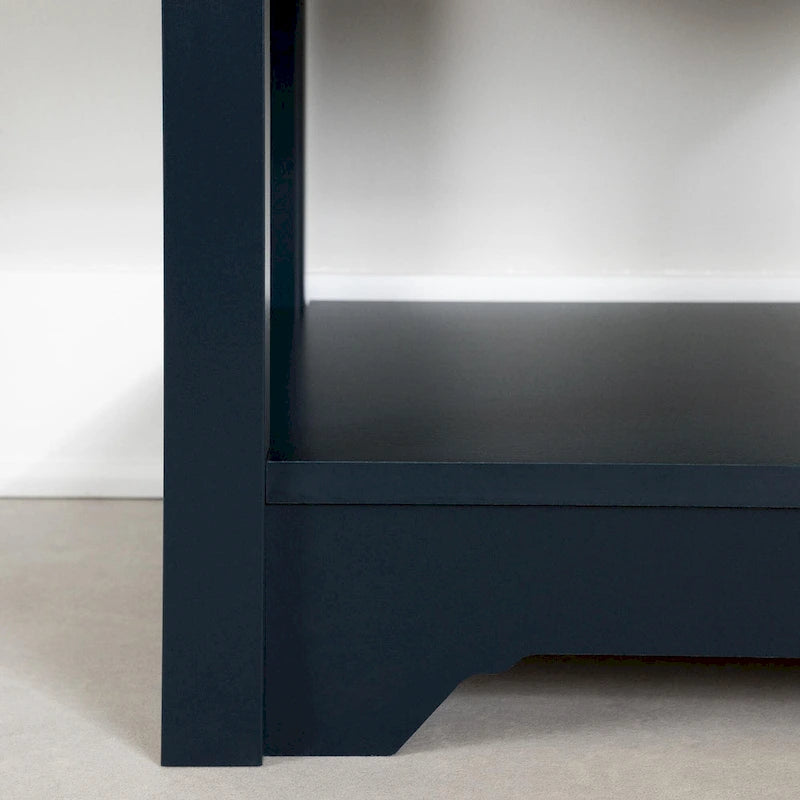 Tavolino a cassetti Navy Blue / White Pine / Fall Oak Shaker