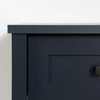 Tavolino a cassetti Navy Blue / White Pine / Fall Oak Shaker