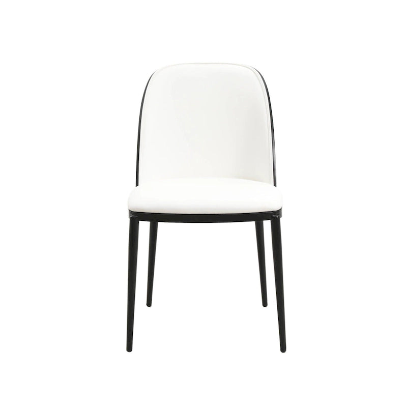 Sedia da pranzo imbottita in noce/nero/legno naturale, sedile in velluto, struttura in acciaio, set da 4