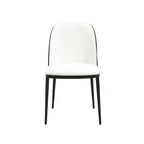 Sedia da pranzo imbottita in noce/nero/legno naturale, sedile in velluto, struttura in acciaio, set da 4