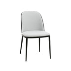 Sedia da pranzo imbottita in noce/nero/legno naturale, sedile in velluto, struttura in acciaio, set da 4