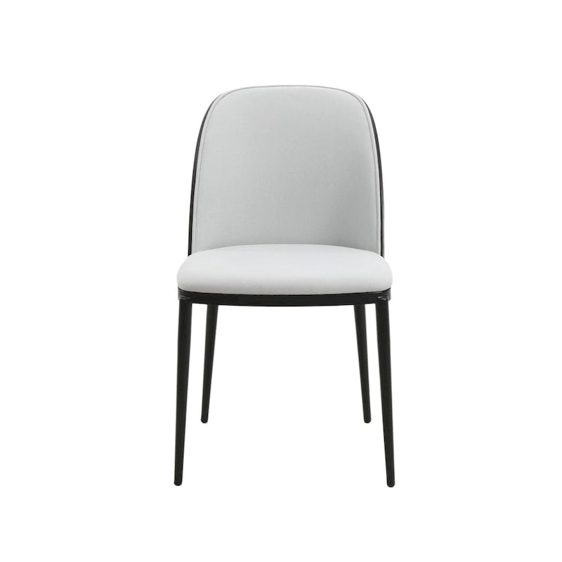 Sedia da pranzo imbottita in noce/nero/legno naturale, sedile in velluto, struttura in acciaio, set da 4