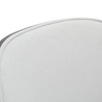 Sedia da pranzo imbottita in noce/nero/legno naturale, sedile in velluto, struttura in acciaio, set da 4