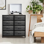 Cassettiera per camera da letto con 8 cassetti, comò per camera da letto