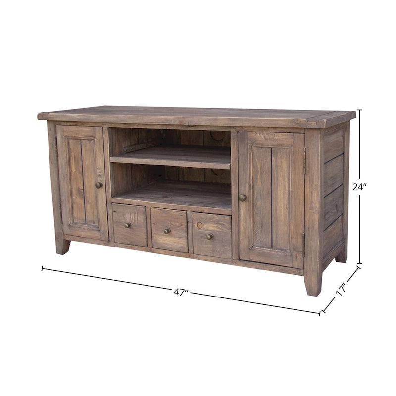 Mobile porta TV / porta media marrone chiaro, 120 cm