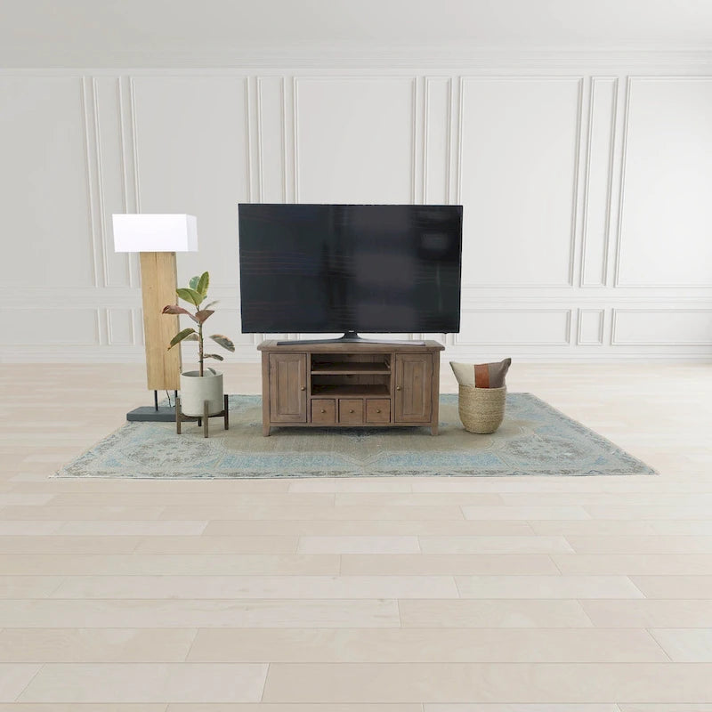 Mobile porta TV / porta media marrone chiaro, 120 cm