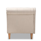 Chaise longue trapuntata beige/grigia, singola
