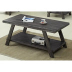 Set di tavoli a 3 pezzi stile cavalletto nero/antracite/bianco/espresso/noce/grigio/beige