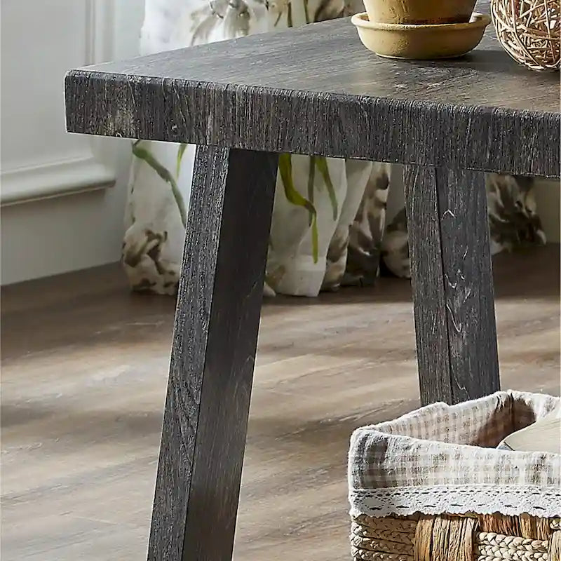 Set di tavoli a 3 pezzi stile cavalletto nero/antracite/bianco/espresso/noce/grigio/beige