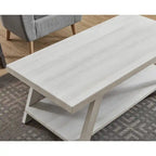 Set di tavoli a 3 pezzi stile cavalletto nero/antracite/bianco/espresso/noce/grigio/beige