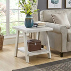 Set di tavoli a 3 pezzi stile cavalletto nero/antracite/bianco/espresso/noce/grigio/beige