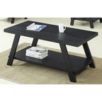 Set di tavoli a 3 pezzi stile cavalletto nero/antracite/bianco/espresso/noce/grigio/beige