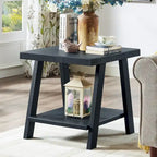 Set di tavoli a 3 pezzi stile cavalletto nero/antracite/bianco/espresso/noce/grigio/beige