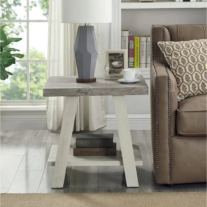 Set di tavoli a 3 pezzi stile cavalletto nero/antracite/bianco/espresso/noce/grigio/beige