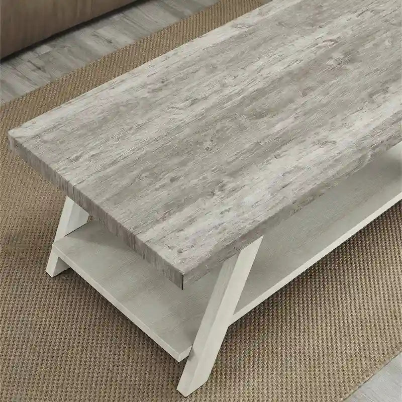Set di tavoli a 3 pezzi stile cavalletto nero/antracite/bianco/espresso/noce/grigio/beige